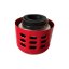 Air filter Sport D28-35, cover/direct, RED - UNI