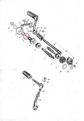 Zátka+těsnění tyčky spojky (sada) - Jawa 50 550-555