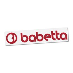 Aufkleber Tank Babetta (Schriftzug), ROT (1 Stk.)