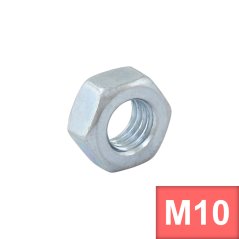 Mutter M10 x 1,00 (DIN 934) Zn