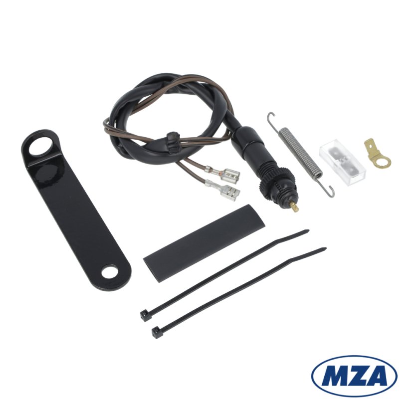 Bremslichtschalter hinten mit Halter für Umbau (MZA) - Simson S50, S51, S70
