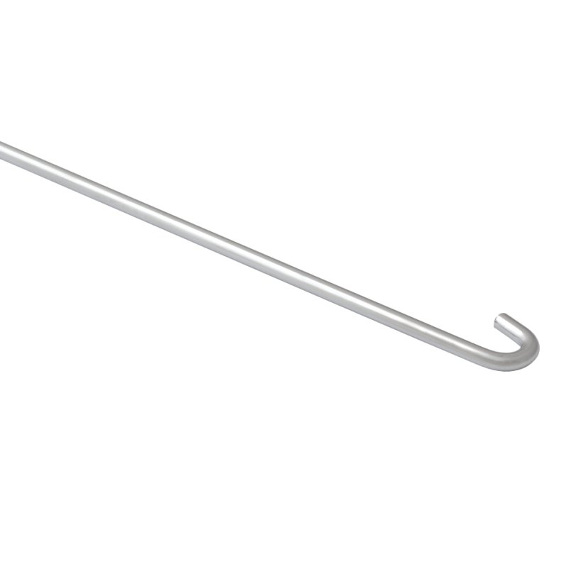 Hintere Bremsstange 455 mm, komplett (MZA) - Simson S50