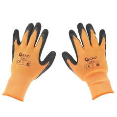 Arbeitshandschuhe mit Latexbeschichtung, GEKO
