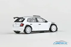 Model Škoda Fabia Rally2 Evo (2019) asfaltová kola 1:43 - Bílá