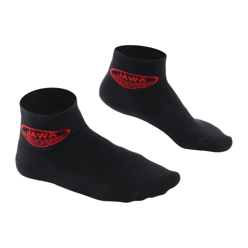 Ankle socks (36-41), BLACK - Logo of JAWA
