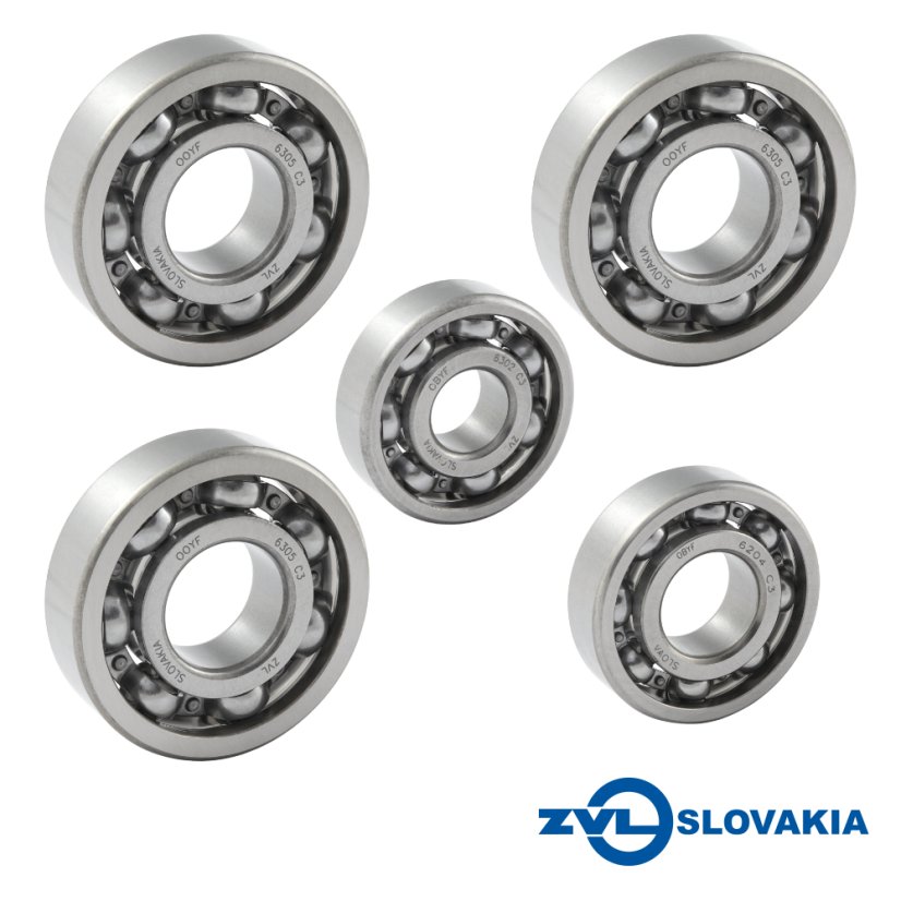 Sada ložisek motoru (ZVL) - ČZ 250 455,475