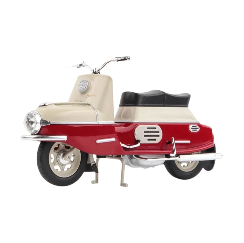 ČZ 175/501 (1958) 1:18 - Tmavě Červená/Světle Šedá