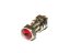 Screw of number plate with reflector, M6X20 - RED