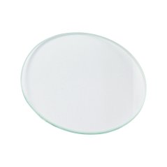 Speedometer glass, STRAIGHT (76mm) - JAWA 634-640, ČZ 487-488, Pérák