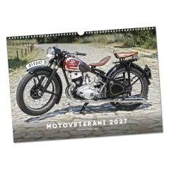 Kalender MOTOVETERÁNI 2027 – TSCHECHISCHE UND SLOWAKISCHE PRODUKTION