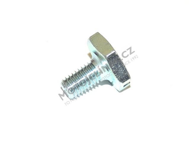 Screw of sprocket wheel with groove - ČZ 125 T,B