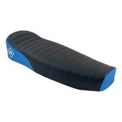 Sedlo ČERNO-MODRÉ, komplet (MZA) - S50, S51, S70 Enduro