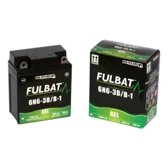 Motorcycle Battery 6V 6Ah 6N6-3B/B-1 GEL (FULBAT)