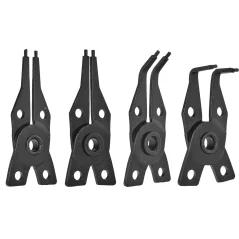 Kliešte na poistné krúžky / segrovky 160 mm, 4 vymeniteľné koncovky GEKO