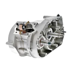 Crankcase engine M700 - 70 cc, 4-speed, for cylinder liner Ø50 mm - silver (MZA) - Simson S70, S83