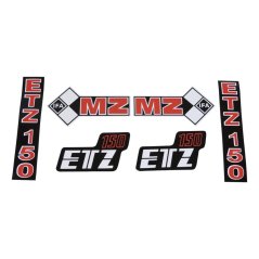 Nálepky, sada (IFA) - MZ 150 ETZ