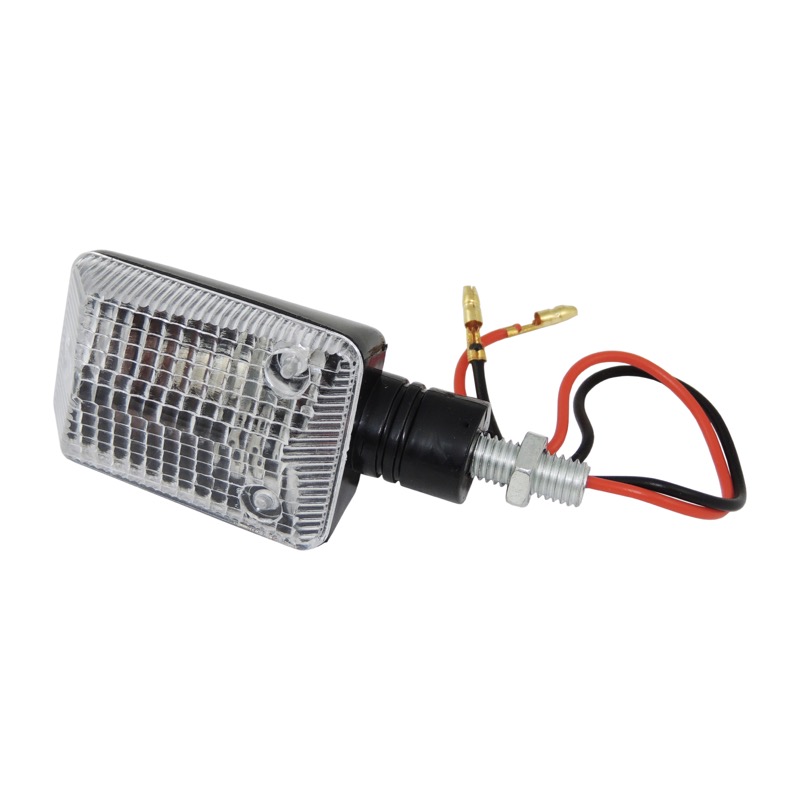 Blinkr (Čiré sklo) + žárovka oranžová - UNI