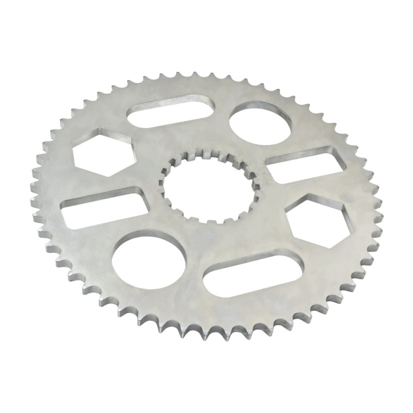Kettenrad 56Z. (nackt) "gebrannt", ZINK - ČZ 125/175/150 Sport