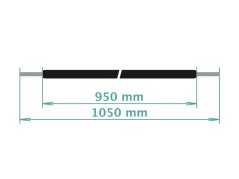 Bowden cable of gas - JAWA Panelka, ČZ 450-455