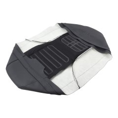 Seat cover with embossing, JAWA logo, white trim (EU) - JAWA 350 634