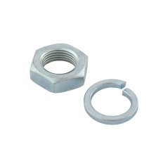 Primary wheel nut 18x1,5 (narrow) with spring washer - JAWA, ČZ
