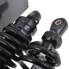 Zadné tlmiče 360 mm, nastaviteľné, ČIERNE, sada 2 ks (DPR PERFORMANCE) – Simson