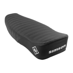 Poťah sedla (prešívaný), ČIERNY (MZA) - S50, S51, S70 Enduro