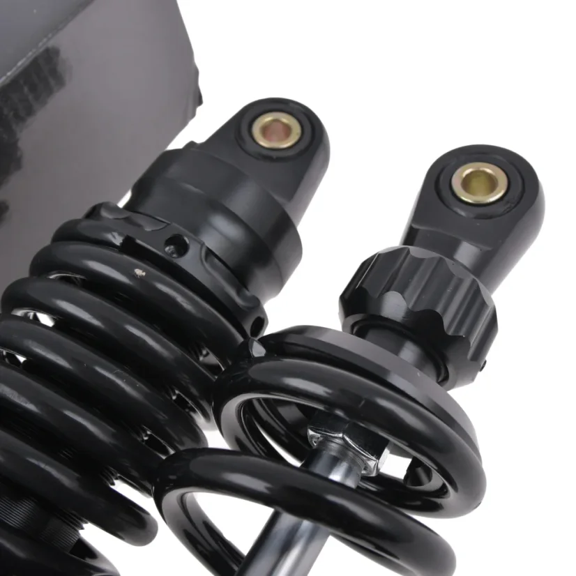 Tlumiče zadní 380 mm, stavitelné, ČERNÉ, sada 2 ks (DPR PERFORMANCE) – Simson