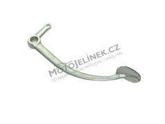 Foot brake pedal, CHROME - JAWA Pérák FJ