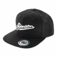 Cap (flat brim), black - SIMSON logo