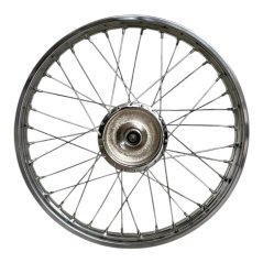 Überholtes Vorderrad – JAWA 50 Typ 550 / Chromspeichen