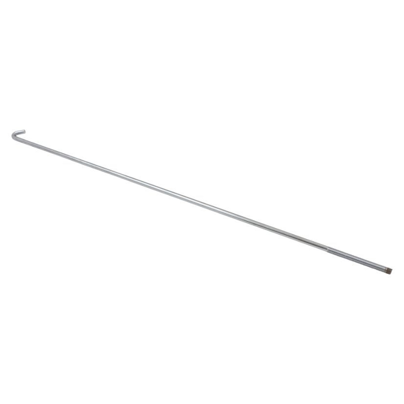 Bremsstange hinten, blank 500 mm (M6), CHROM - JAWA 500 OHC 01