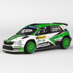 Model Škoda Fabia R5 (1:43), Jan KOPECKÝ #2 Barum Czech Rally Zlín 2017