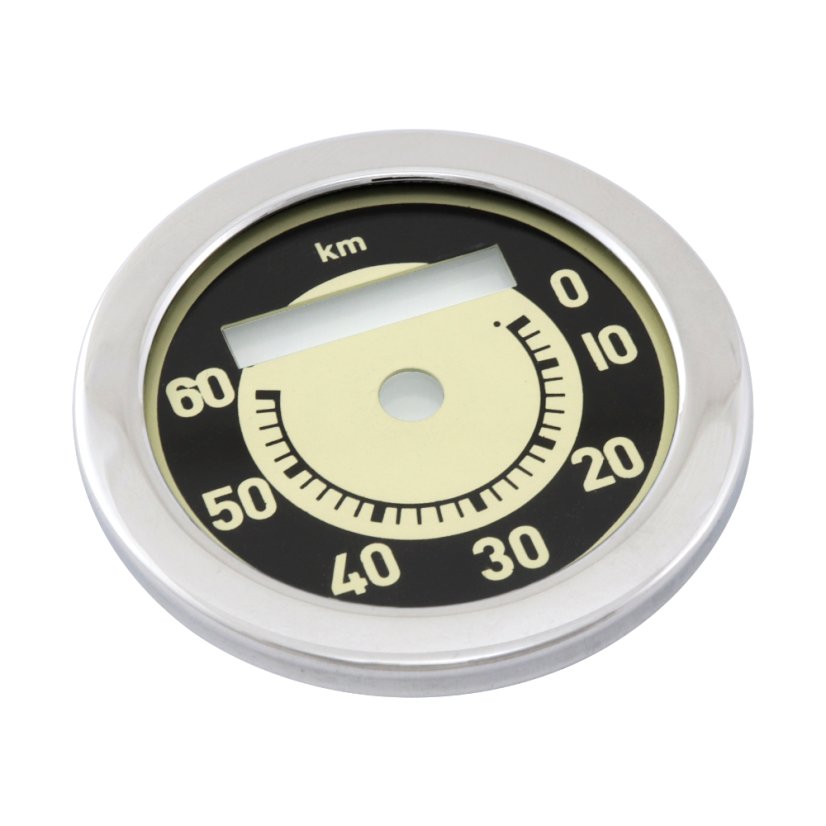 Tachometer-Reparatursatz 60 km/h, CHROMRAHMEN - Stadion, Jawetta