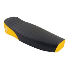 Sedlo ČERNO-ŽLUTÉ, komplet (MZA) - S50, S51, S70 Enduro