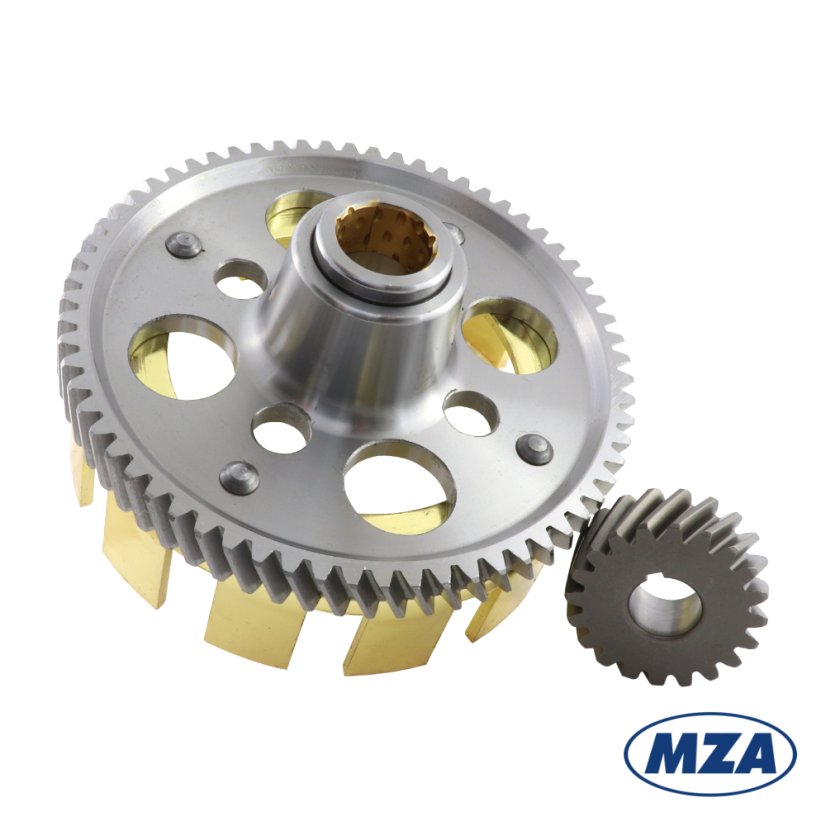 Clutch basket with pinion 65+20 (MZA) - Simson S51, S53, SR50, KR51/2