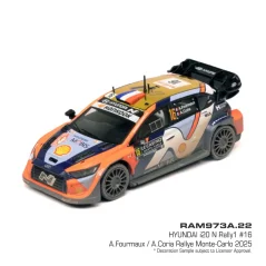 Hyundai i20 N Rally1, WRC, Rally Monte Carlo, 2025, #16, A.Fourmaux/A.Coria, 1:43 IXO RAM973A.22