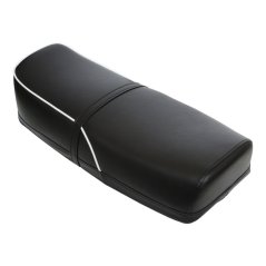 Seat, BLACK (WHITE HEM) - JAWA 350 634