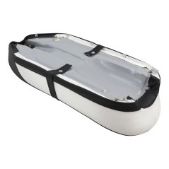 Sedlo (rovné), BÍLO/ČERNÉ (TUR) - JAWA Panelka, ČZ