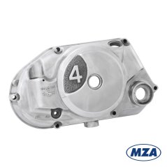Cover of clutch (DZM Drive, 4-Speed), POLISHED (MZA) - Simson S51,S53,S70,SR50