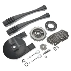 Chain kit 34T/14T, 112-link chain (MZA) - Simson S50