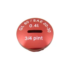 Zátka oleje ALU, ČERVENÁ (MZA) - Simson