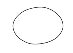 Gasket of glass for headlamp - Pérák