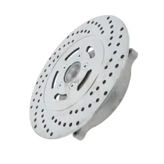 Brake disc ø220 mm with holder (MZA) - Simson MS50, SR50, SR80, SRA