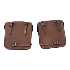 Set of bags, DARK BROWN - JAWA Pérák, ČZ 125/150