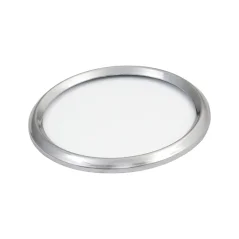 Speedometer / Tachometer Bezel with Glass, CHROME - JAWA, ČZ, MZ