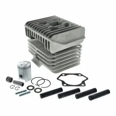 Complete cylinder kit with piston and cylinder head 50cc MEGU, Ø38 mm, NPC coating - M500 (MZA) - Simson