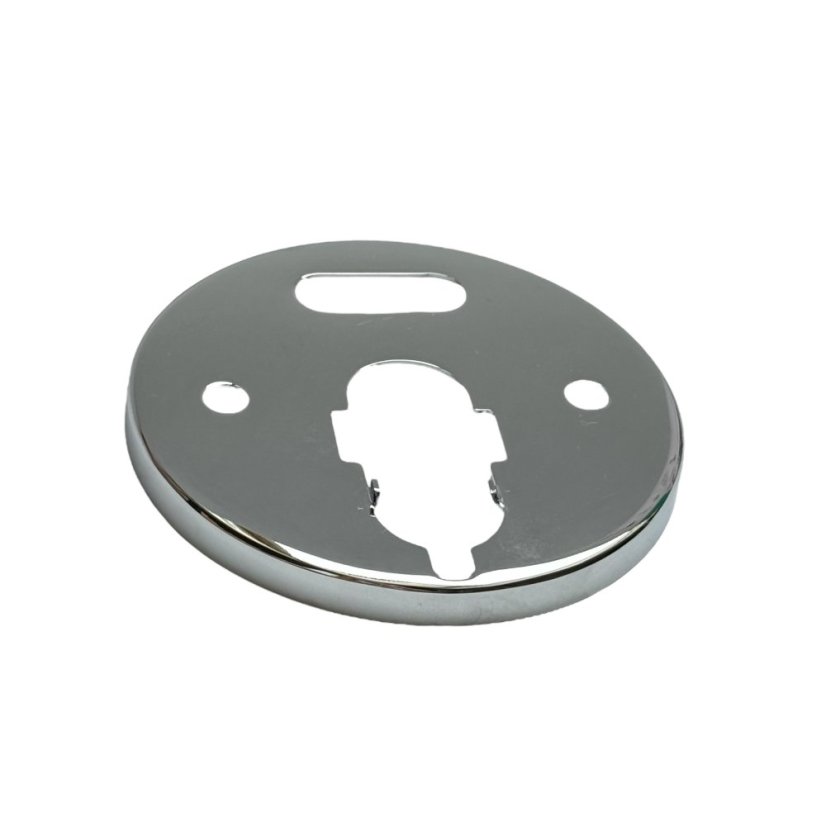 Blechabdeckung für Tachometer / Drehzahlmesser (CHROM) - JAWA 350 634-639