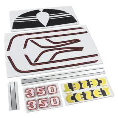 Nálepky nádrže - ČZ 350 472 6V (sada)