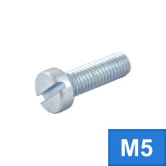 Šroub VH - drážka M5 x 20 (DIN 84) Zn
